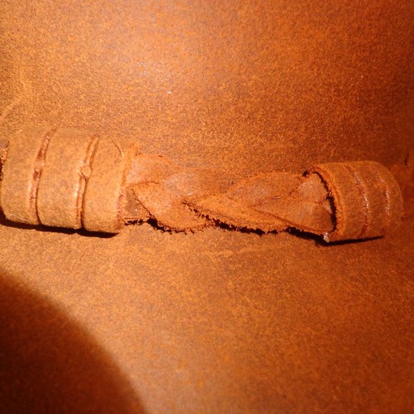 FIRM New Minnetonka Outback Distressed Leather Hat S Brown main image 5